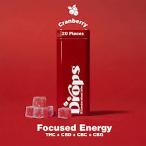 Drops - Drops Cranberry 1:1:1:1  CBD 20 Pack