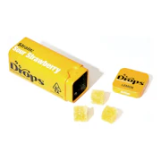 Drops | Lemon | Strain-Specific Live Rosin Infused Jellies | 20pc | 100mg