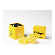 Drops | Lemon | Strain-Specific Live Rosin Infused Jellies | 2pc | 100mg