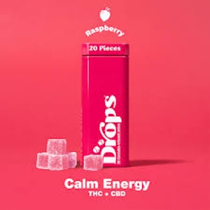 Drops - Drops Raspberry CBD 2 Gummies 1:2