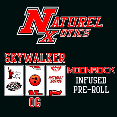 Naturel Xotics - Skywalker OG - Indica | Moonrock Hash Infused (Pre-Roll) - 1.0g | Naturel Xotics    -cc12