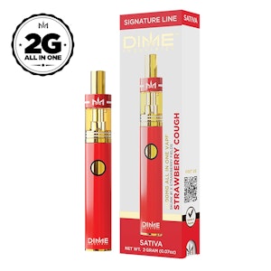 DIME INDUSTRIES - Dime - Strawberry Cough - 2g AIO