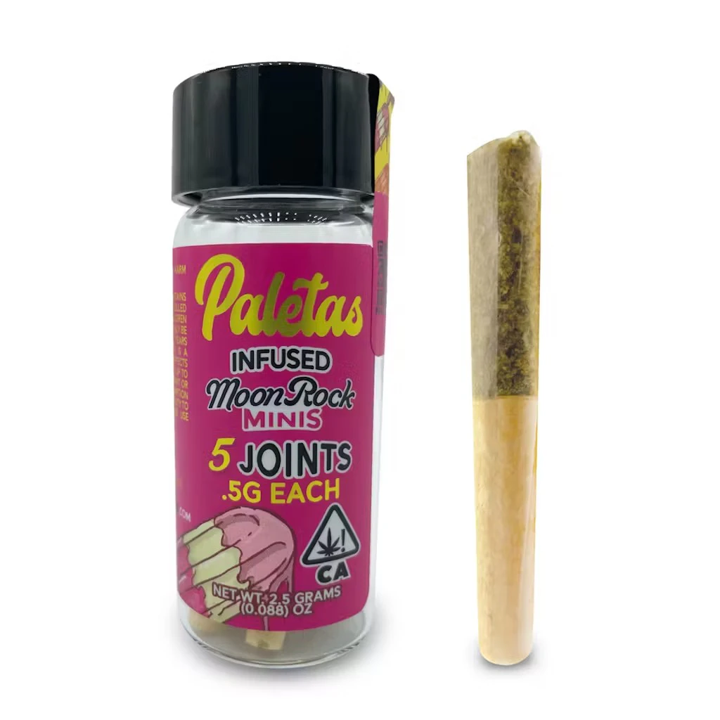 Paletas - Strawberry Cough (S) 37.67% THC | Paletas | Moonrock Minis 5pk (2.5g) Main Image