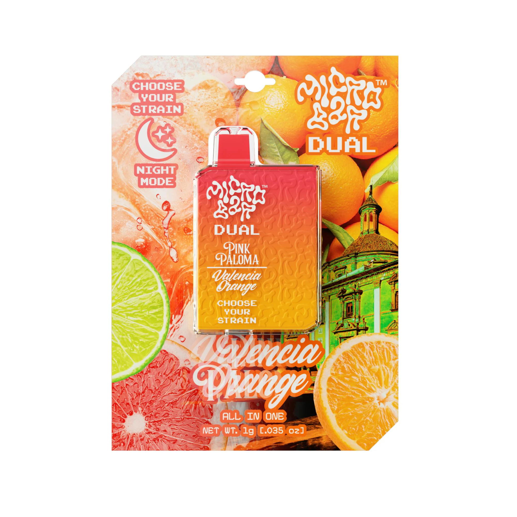 Micro Bar - 1g Pink Paloma/Valencia Orange / All-in-One / Micro Bar Dual Main Image
