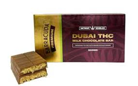 Detroit Edibles - Detroit Edibles - Barracuda Bar - Dubai Milk Chocolate 200mg Main Image