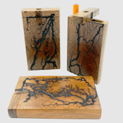 Wood Dugout with One Hitter