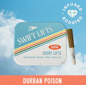 Durban Poison Kief Coated Infused 5pk Pre-Rolls - 2.5g