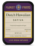 Dutch Hawaiian | Infused Pre-roll | 0.5g 5 Pack