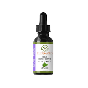 Kokoro Way - Kokoro Way 500mg CBD Isolate Tincture THC FREE (Mint Flavor)