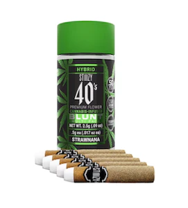 STIIIZY - Stiiizy - Strawana  - 2.5g 5pk 40's Mini Blunts