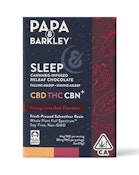 Rosin Infused Pomegranate Dark Chocolate Bar - Sleep - 100mg - Papa & Barkley