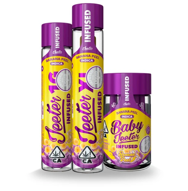 Jeeter - [Jeeter] Infused Baby Preroll 5 Pack - 2.5g - Banana Peel (I) Main Image