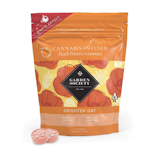 100mg THC Sativa Peach Prosecco Gummies (5mg - 20 pack) - Garden Society