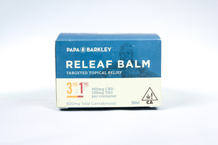 Releaf Balm - 50ml - (3:1) CBD:THC - Papa & Barkley