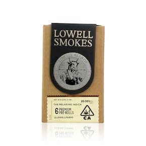 LOWELL - Preroll - The Relaxing Indica - 6-Pack - 3.5G