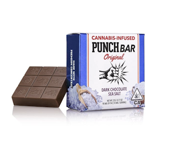 Punch - Dark Chocolate Sea Salt | 100mg Bar | Punch
