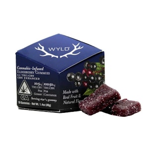 WYLD - Wyld - Elderberry 2:1 THC:CBN Gummies 100mg