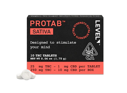 LEVEL - Level Protab - 250mg - 10ct Oral Tablet - Sativa