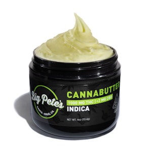 Big Pete's - Big Pete's Indica Cannabutter 1000mg THC