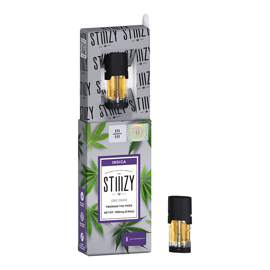 STIIIZY - Stiiizy White Raspberry THC POD 1.0g Main Image