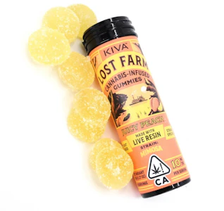 LOST FARM - Lost Farm - Juicy Peach - 100mg Live Resin Gummies