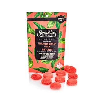 SMOKIEZ - SMOKIEZ  PEACH SATIVA GUMMY 250MG