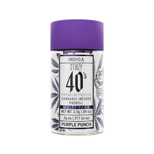 STIIIZY - STIIIZY PURPLE PUNCH 40'S PRE ROLL PACK 2.5G