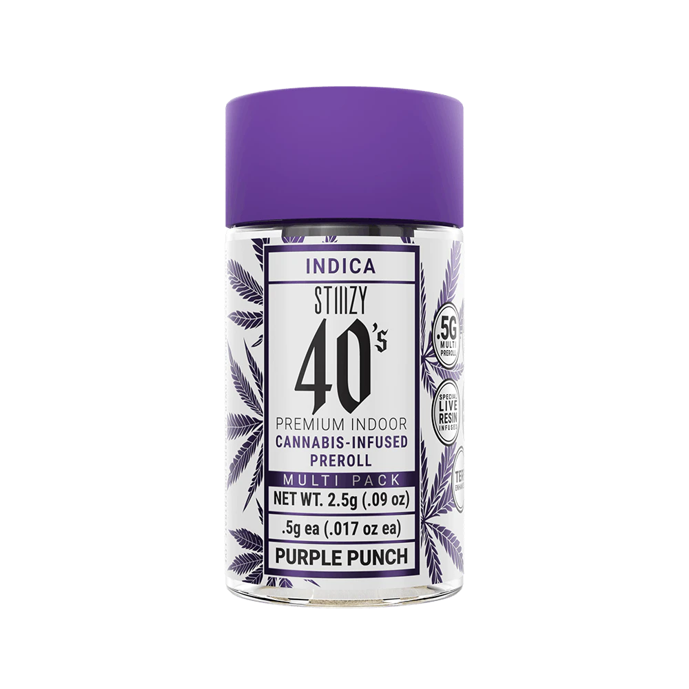 STIIIZY - STIIIZY PURPLE PUNCH 40'S PRE ROLL PACK 2.5G Main Image
