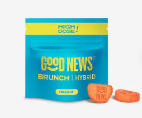Good News - Good News | 2pk High Dose Gummies | Brunch Orange | 100mg Main Image