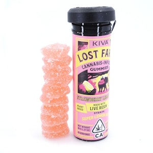 Lost Farm -  Strawberry Lemonade - Super Lemon Haze Live Resin Gummies 100mg 