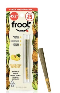 Froot - Pineapple Express 1g Infused Pre Roll -Froot