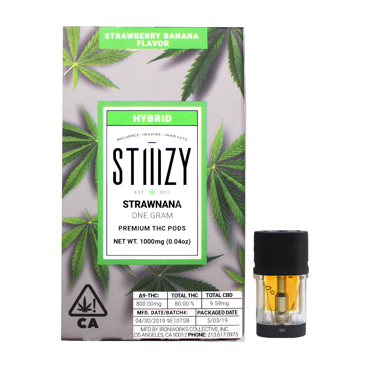 STIIIZY - Stiiizy - Strawnana Pod 1g Main Image
