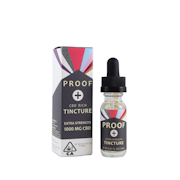 1,000mg CBD Only Tincture 15ml - Proof