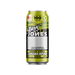 Mary Jones - Mary Jones | Green Apple | 16 fl oz Soda | 100mg THC | DOH |
