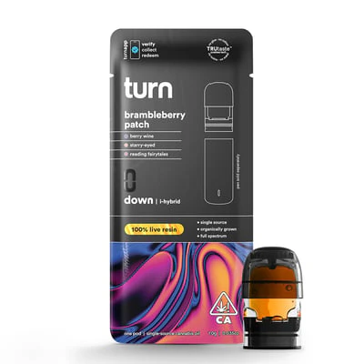 turn - TURN | BRAMBLEBERRY PATCH LIVE RESIN - POD | CARTRIDGE | 1G Main Image