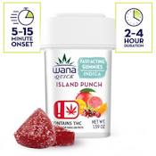 Island Punch (100mg) Gummies (I)