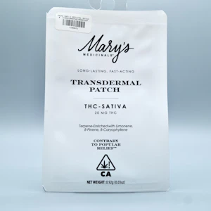 Marys Medicinal - Marys Medicinals Sativa Patch 20mg