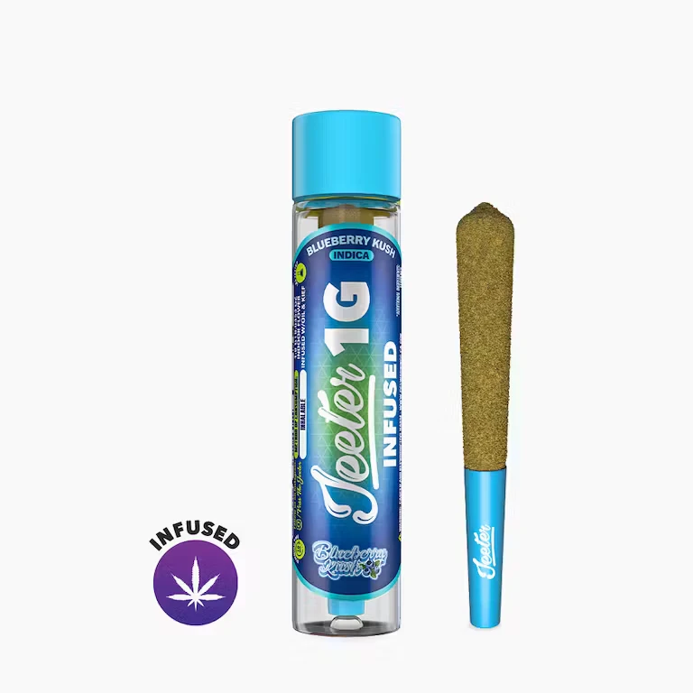 Jeeter - JEETER - Infused Preroll - Blueberry Kush - Liquid Diamonds - 1G Main Image