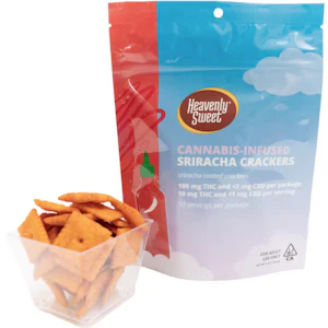 Heavenly Sweet - Sriracha Crackers - 100mg [Heavenly Sweet]