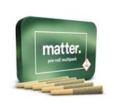 Scotties Cake -Indica- 24.56% THC (Pre-Roll) 5pk 1.75 0.35g | Matter.   -s7 front