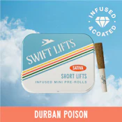 Swift Lifts | Infused + Kief Coated 5pk | Durban Poison | 2.5g