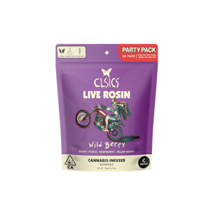 CLSICS - Wild Berry (Live Rosin) Gummies - 100mg (I) - CLSICS