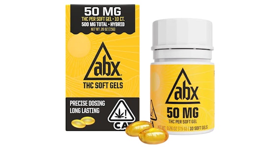 ABX - ABX - 50mg THC Soft Gels - 10ct