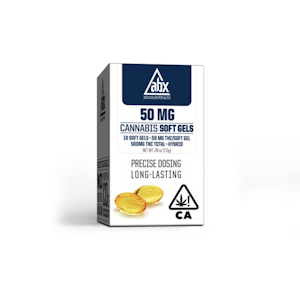 ABX - 50mg Cannabis Soft Gels 10 Capsules 500mg