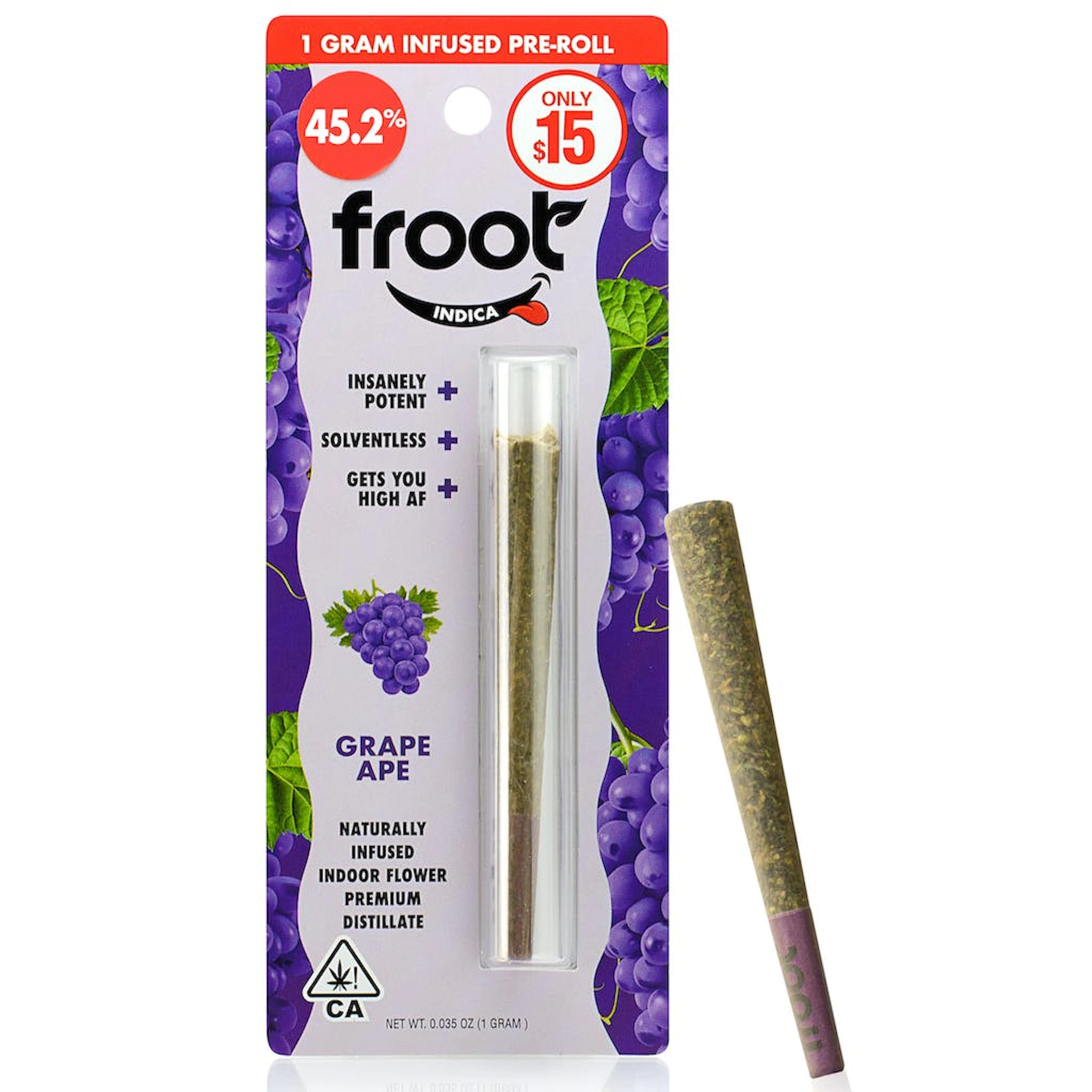 Froot Grape Ape Infused Pre-Roll 1.0g