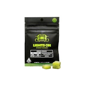 Green Crack | Lights On 2:1 THC/THCV 100mg Gummies | Heavy Hitters