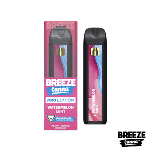 BREEZE CANNA - Breeze Canna Watermelon Mint PRO Vape 1g