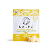 Kanha Gummies Sativa 100mg Pineapple