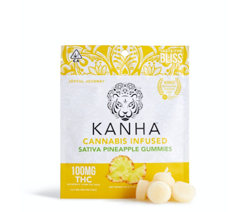 Kanha - Kanha Gummies Sativa 100mg Pineapple