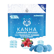 KANHA - Edible - Tranquility 1:1:1 - CBN:CBD:THC - Indica - 10PK - Gummies - 50MG